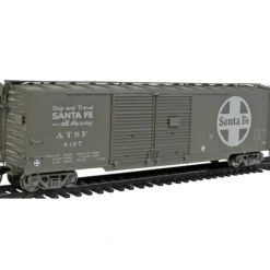 Walthers 920-101662 HO Santa Fe 50' AAR Double-Door Express Boxcar RTR #4167 - Your Source for Gaming Essentials Shop