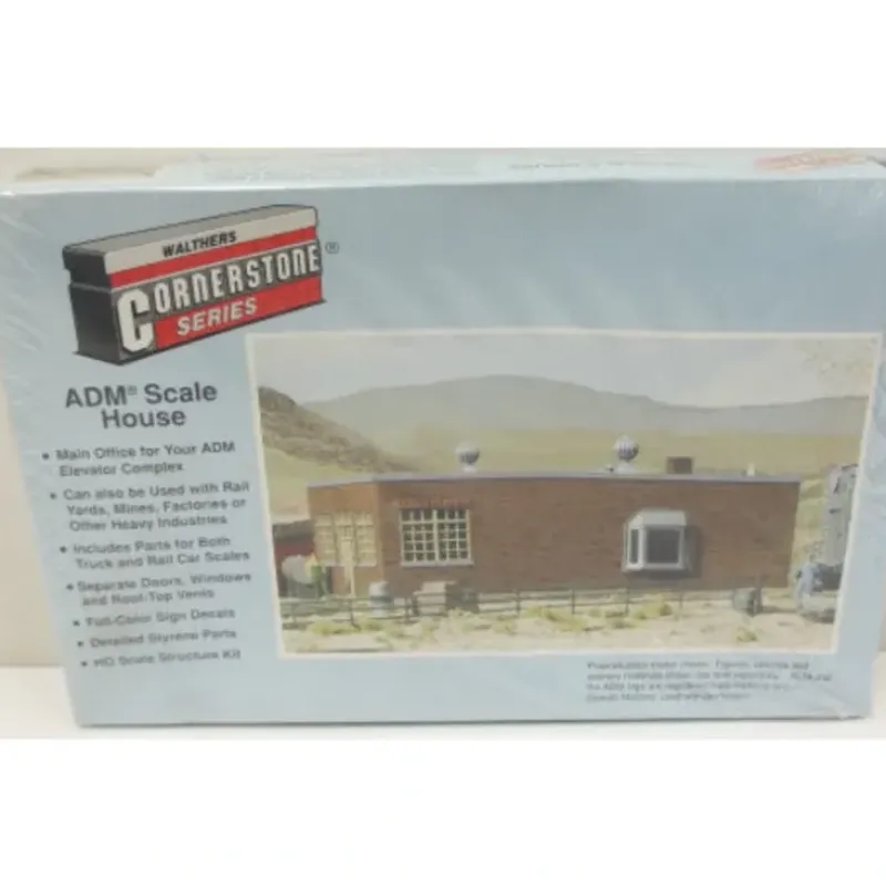 Walthers 933-3027 HO Scale ADM Scale House Building Kit - Your Source for Gaming Essentials Flash Sale