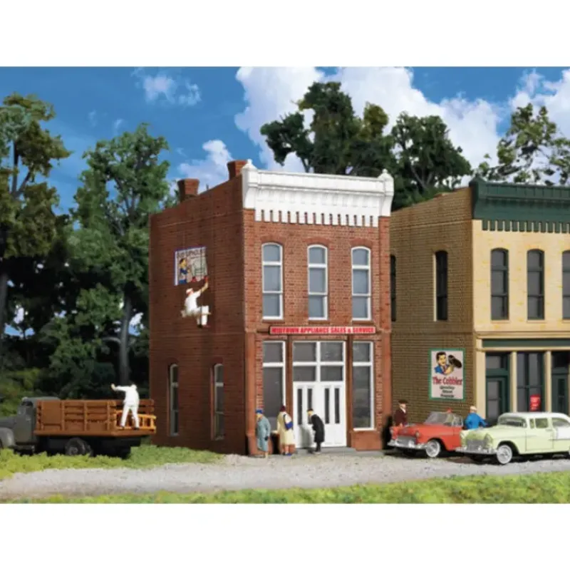 Walthers 933-3658 HO Scale Midtown Appliance Sales & Service Building Kit - Your Source for Gaming Essentials Fashion