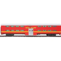 Walthers 920-15522 HO Scale Rock Island 85' P-S Bi-Level Commuter Cab Car - Your Source for Gaming Essentials Best Sale