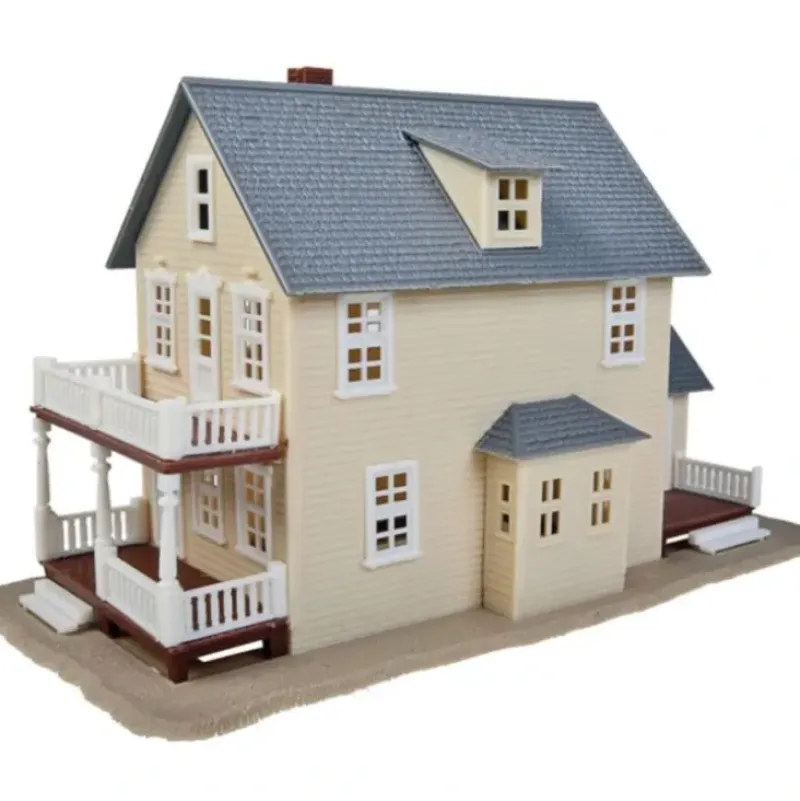 Walthers 931-901 HO Two-Story House Building Kit - Your Source for Gaming Essentials New