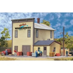 Walthers 933-3654 HO Wally's Warehouse - Main Building Kit - Your Source for Gaming Essentials Outlet