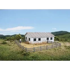 Walthers 933-3337 Hog House & Pen Lasercut Building Kit - Your Source for Gaming Essentials Store