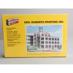 Walthers 933-3231 N Scale GEO. Roberts Printing Inc. Structure Kit - Your Source for Gaming Essentials Outlet