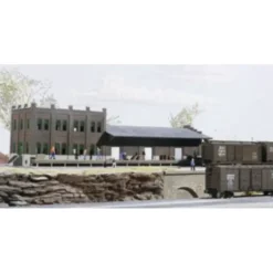 Walthers 933-3201 N Scale Water Street Freight Terminal Building Kit - Your Source for Gaming Essentials Discount