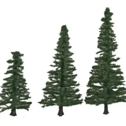 Walthers 949-1159 Pine Trees with Pin Base 1.56"-3.37" (Pack of 10) - Your Source for Gaming Essentials Fashion