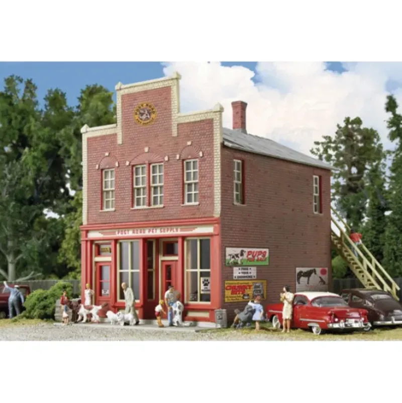 Walthers 933-3660 Post Road Pet Supply Building Kit - Your Source for Gaming Essentials Best Sale