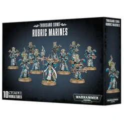 Tabletop Miniatures-Warhammer 40K: Chaos Space Thousand Sons Rubric Marines Plastic Miniatures - Your Source for Gaming Essentials