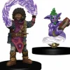 Tabletop Miniatures-WizKids Wardlings Painted Miniatures: (W2) Girl Wizard & Genie - Your Source for Gaming Essentials