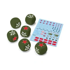 Dice-World of Tanks: Miniatures Game Dice and Decal Upgrade Pack - Soviet - Your Source for Gaming Essentials