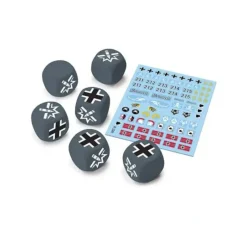 Dice-World of Tanks: Miniatures Game Dice and Decal Upgrade Pack - German - Your Source for Gaming Essentials